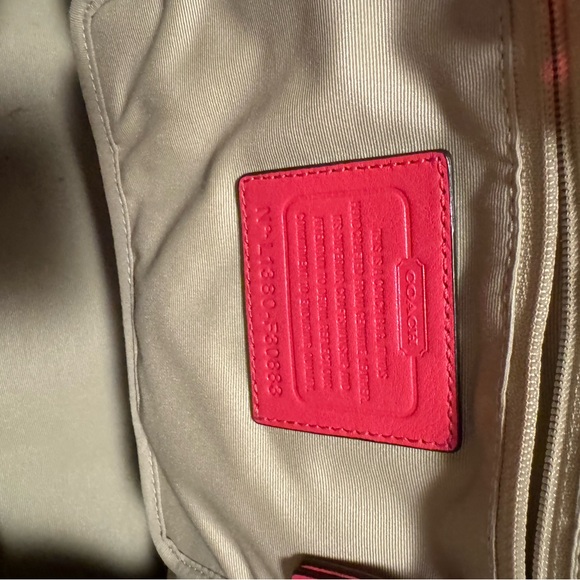 Coach Leather Pink Purse - Picture 3 of 9